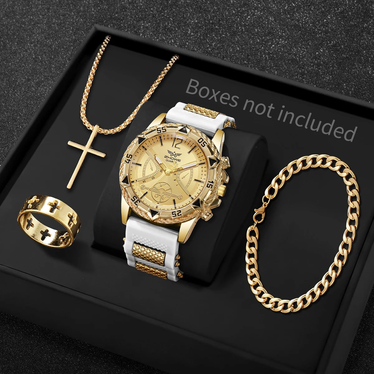 Arabic Business Watch & Necklace Set