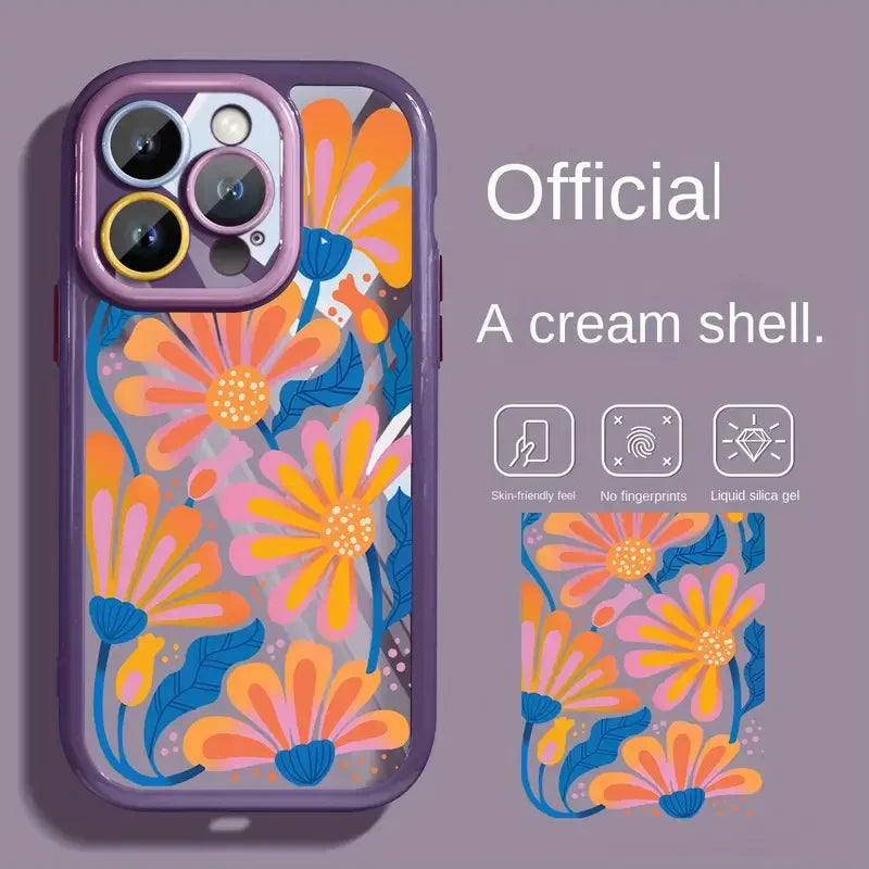 Customizable Cartoon iPhone Case – Shockproof & Waterproof Matte TPU Cover