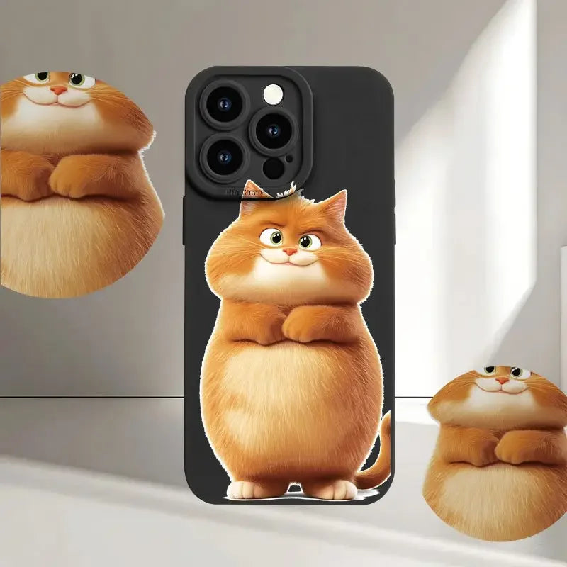 Customizable Cartoon iPhone Case – Shockproof & Waterproof Matte TPU Cover