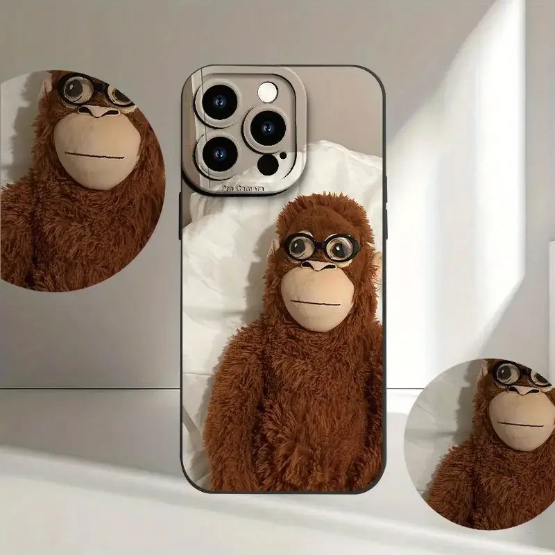 Customizable Cartoon iPhone Case – Shockproof & Waterproof Matte TPU Cover