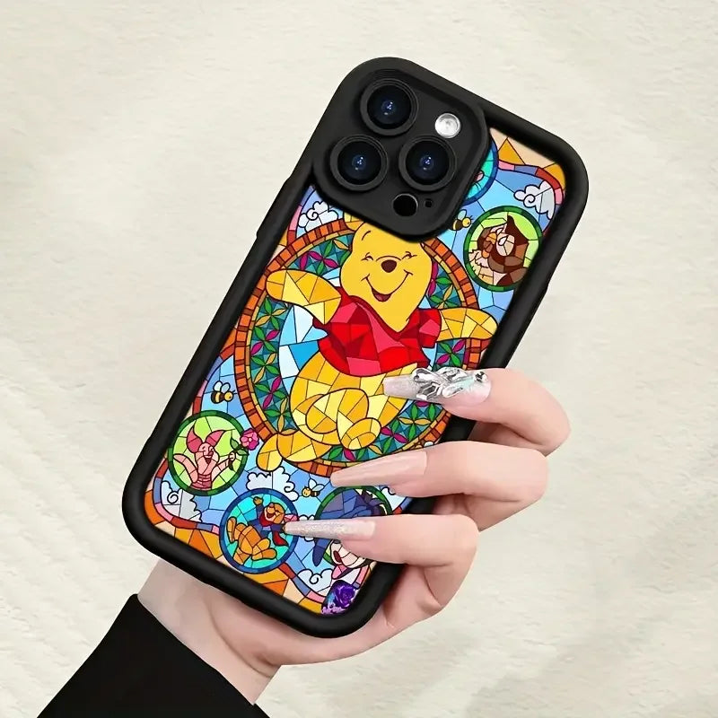Customizable Cartoon iPhone Case – Shockproof & Waterproof Matte TPU Cover