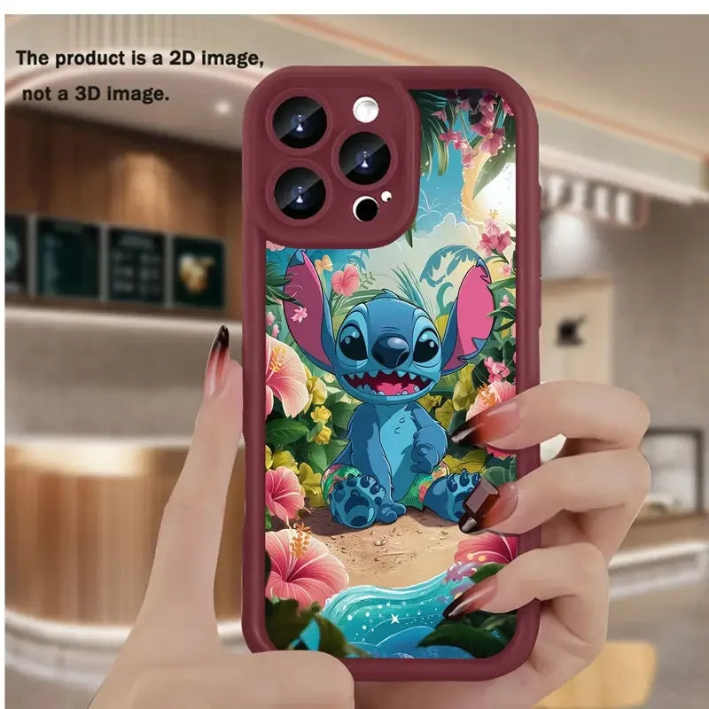 Customizable Cartoon iPhone Case – Shockproof & Waterproof Matte TPU Cover