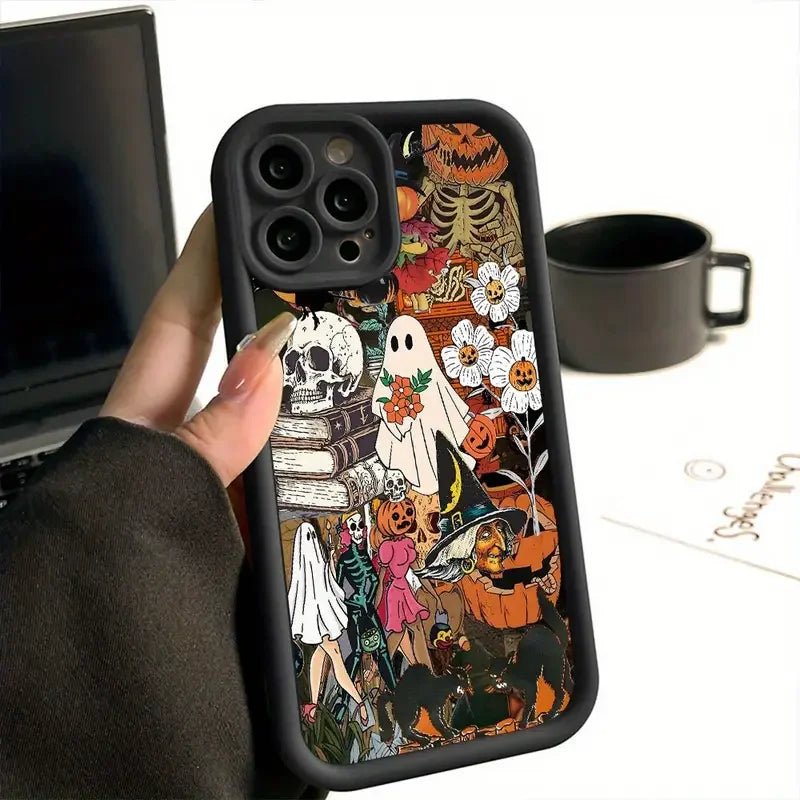Customizable Cartoon iPhone Case – Shockproof & Waterproof Matte TPU Cover