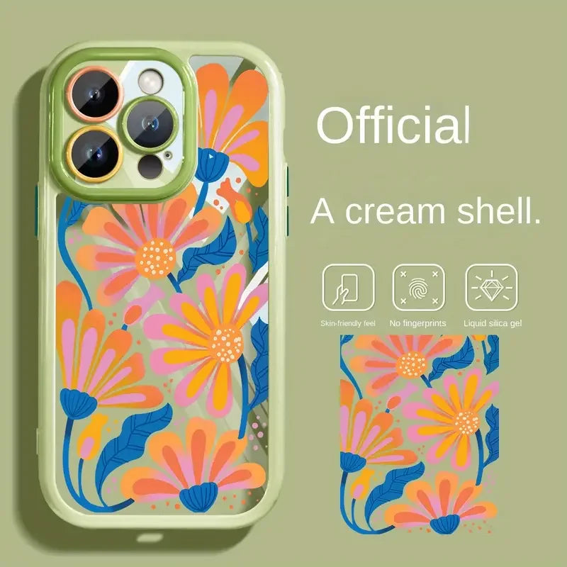 Customizable Cartoon iPhone Case – Shockproof & Waterproof Matte TPU Cover