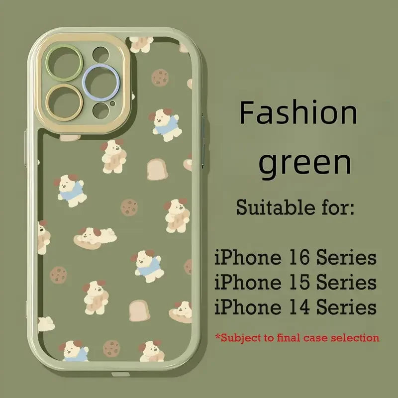 Customizable Cartoon iPhone Case – Shockproof & Waterproof Matte TPU Cover