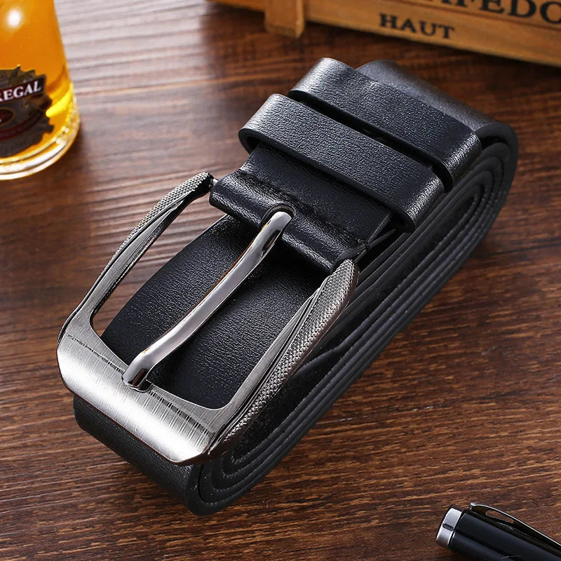 Men's Luxury Gift Set – Quartz Watch, Leather Belt, Sunglasses & Keychain