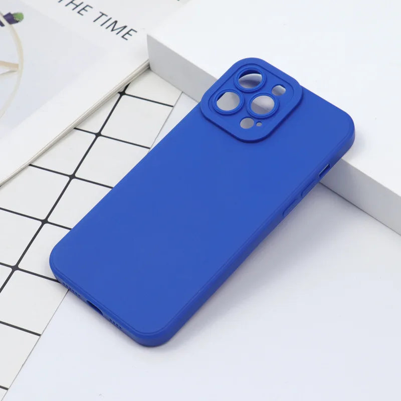 Customizable Cartoon iPhone Case – Shockproof & Waterproof Matte TPU Cover