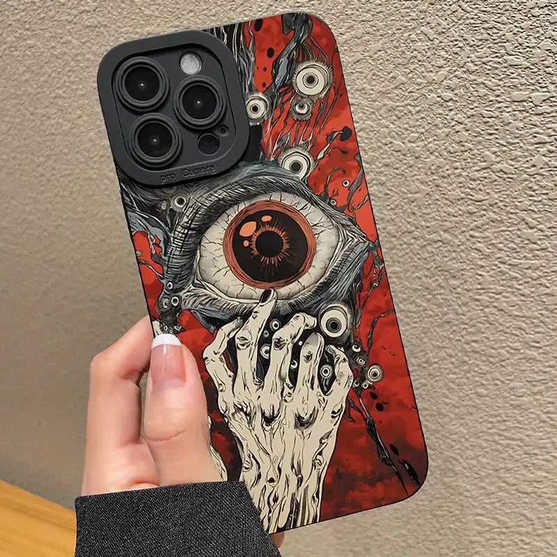 Customizable Cartoon iPhone Case – Shockproof & Waterproof Matte TPU Cover