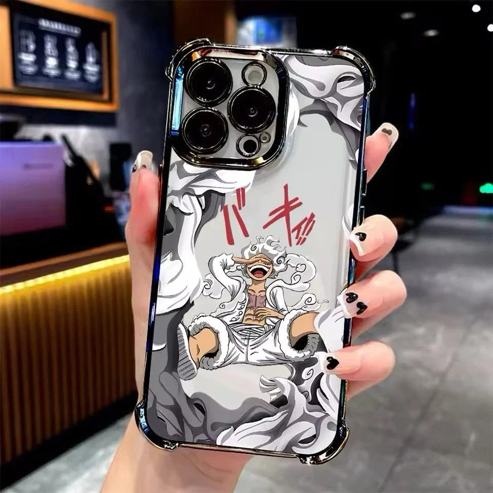 Anime Ones Pieces Phone Case For iPhone 17 17e 16e 16 15 14 13 12 11 Pro Max X XR XSMax 7 8 Mini Air Plus Anti-Fall Airabag