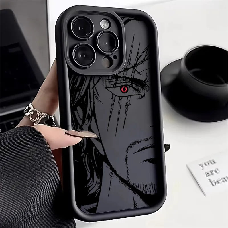 Anime One Pieces Boss Soft Silicone Case For iPhone 17 11 15 16 13 Pro Max 14 Plus 12 16 Pro 16E 17AIR 13 Shockproof Phone Cover