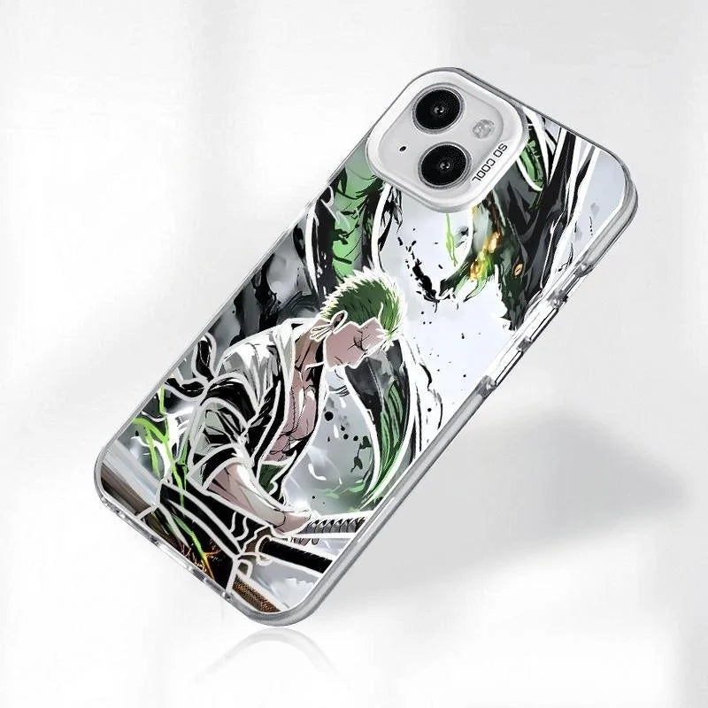 Zoro One Piece Matte Phone Case – Premium Anti-Fall Protection with Sleek Matte Finish. Compatible with iPhone 17, 16, 15, 14, 13, 12, 11, Pro Max & more