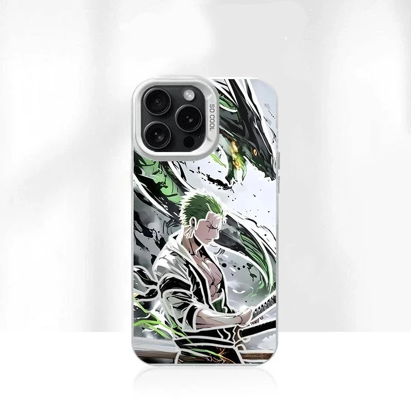 Zoro One Piece Matte Phone Case – Premium Anti-Fall Protection with Sleek Matte Finish. Compatible with iPhone 17, 16, 15, 14, 13, 12, 11, Pro Max & more