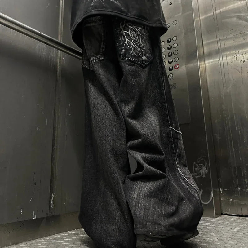 Phantom Jeans Y2K — Baggy Oversized