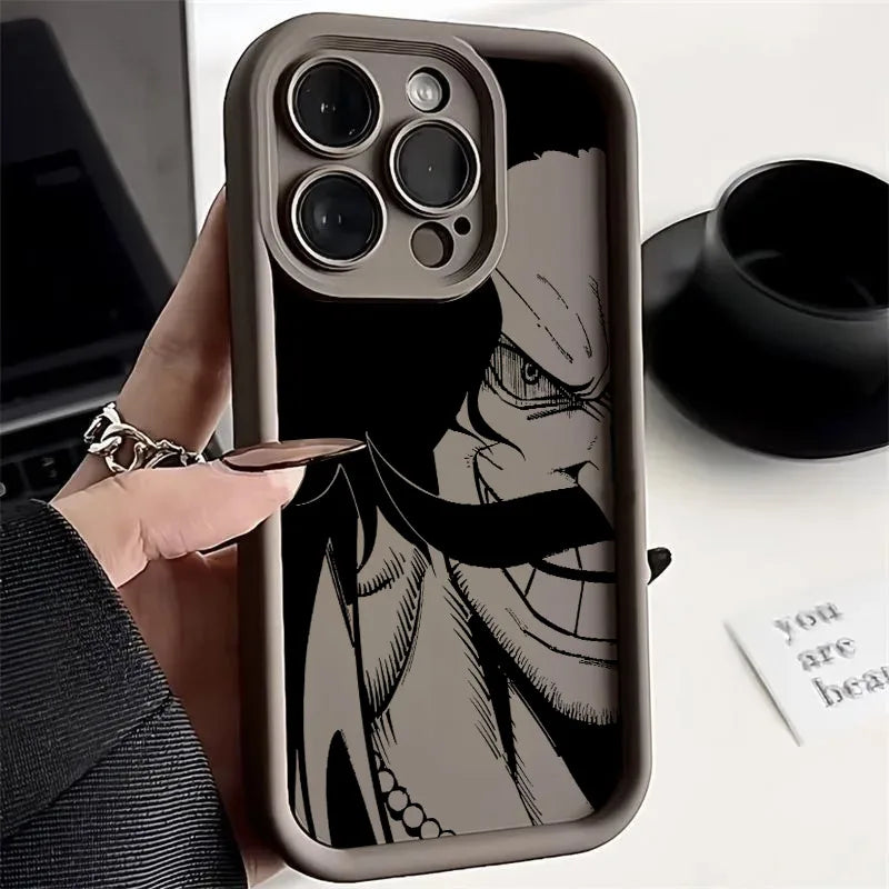 Anime One Pieces Boss Soft Silicone Case For iPhone 17 11 15 16 13 Pro Max 14 Plus 12 16 Pro 16E 17AIR 13 Shockproof Phone Cover