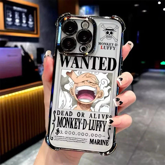 Anime Ones Pieces Phone Case For iPhone 17 17e 16e 16 15 14 13 12 11 Pro Max X XR XSMax 7 8 Mini Air Plus Anti-Fall Airabag