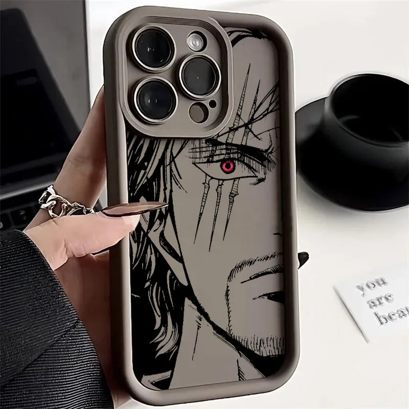 Anime One Pieces Boss Soft Silicone Case For iPhone 17 11 15 16 13 Pro Max 14 Plus 12 16 Pro 16E 17AIR 13 Shockproof Phone Cover