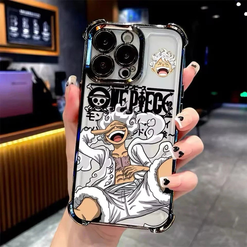 Anime Ones Pieces Phone Case For iPhone 17 17e 16e 16 15 14 13 12 11 Pro Max X XR XSMax 7 8 Mini Air Plus Anti-Fall Airabag