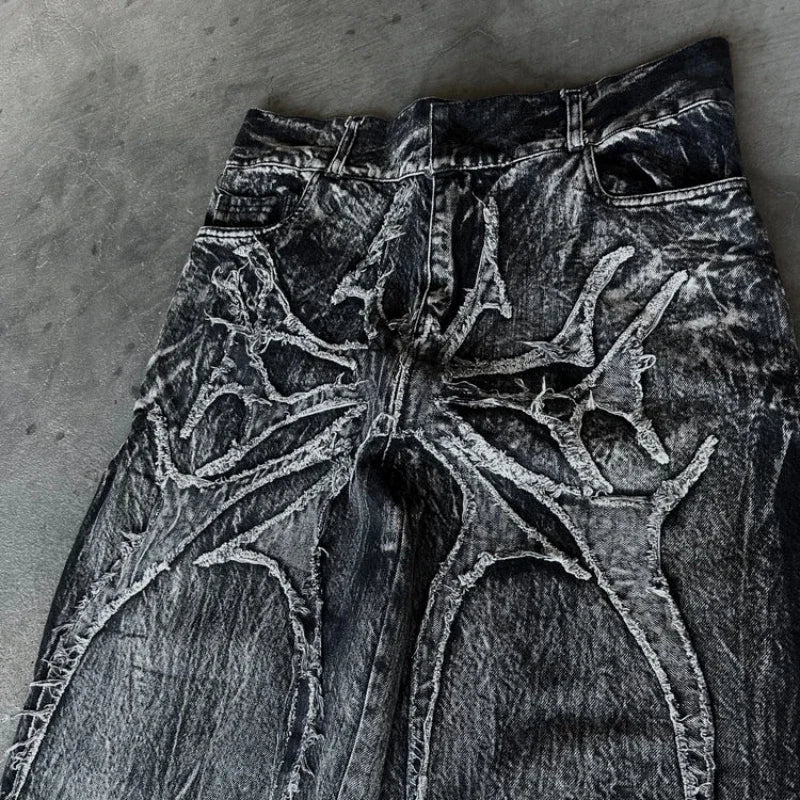 Phantom Jeans Y2K — Baggy Oversized