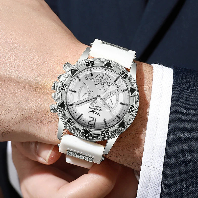 Arabic Business Watch & Necklace Set
