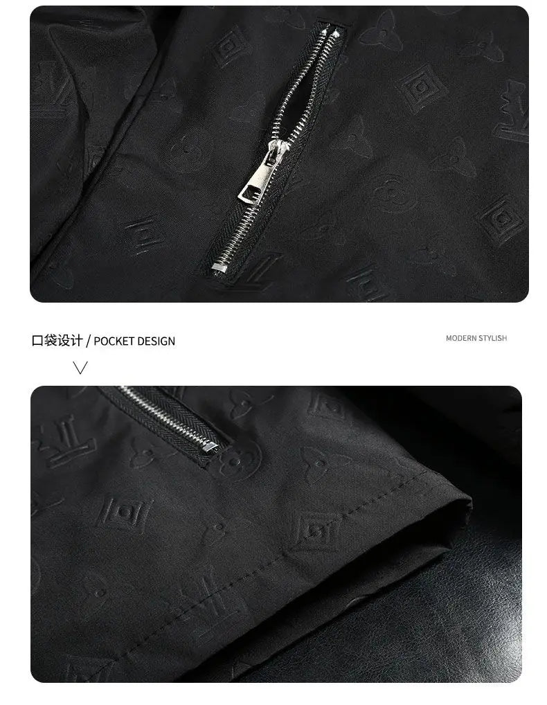 Trendy brand men's spring and summer coat new hooded jacket trendy high-end casual top