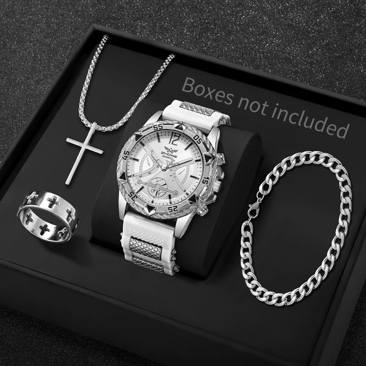 Arabic Business Watch & Necklace Set