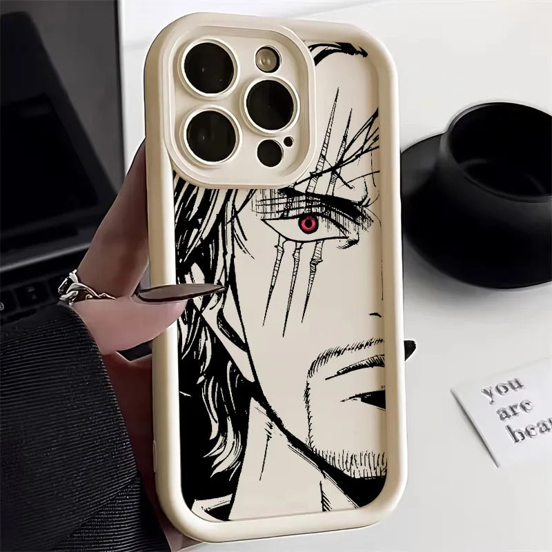 Anime One Pieces Boss Soft Silicone Case For iPhone 17 11 15 16 13 Pro Max 14 Plus 12 16 Pro 16E 17AIR 13 Shockproof Phone Cover