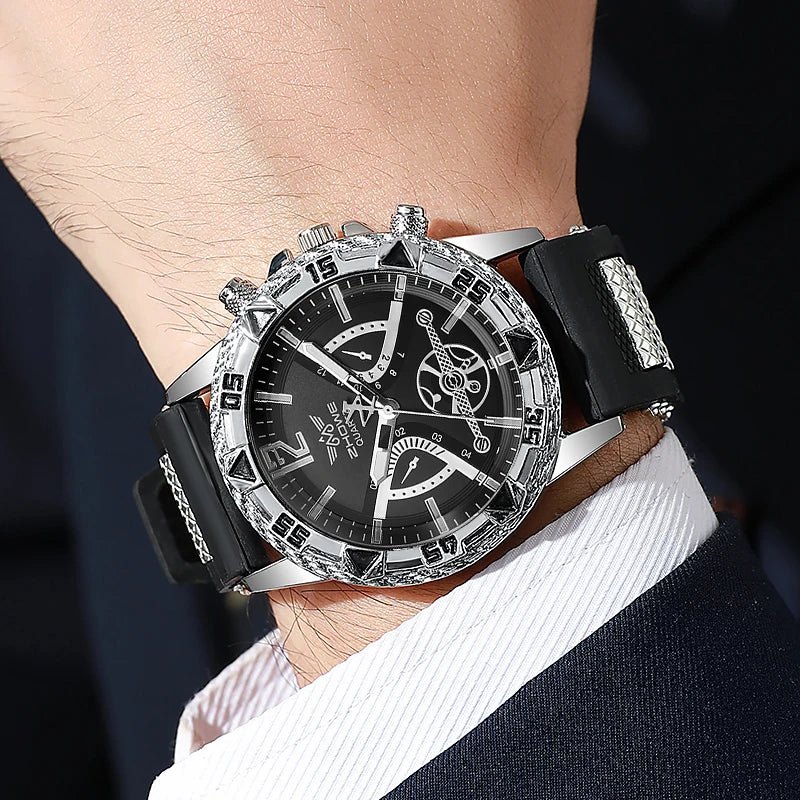 Arabic Business Watch & Necklace Set