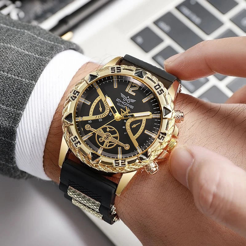 Arabic Business Watch & Necklace Set
