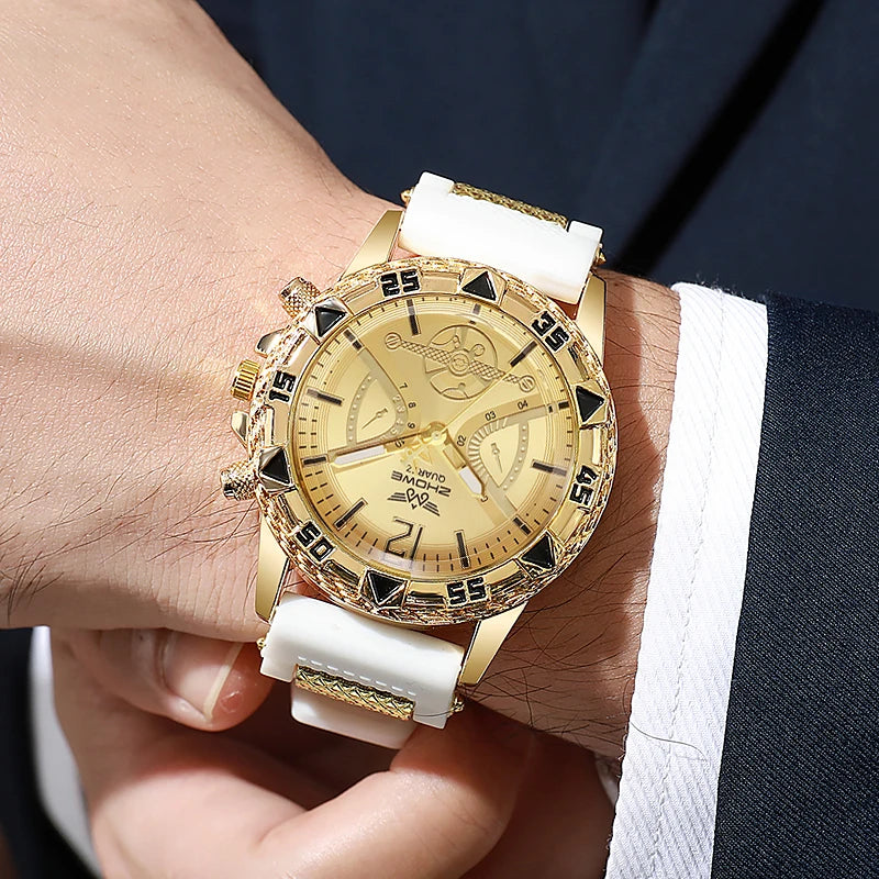 Arabic Business Watch & Necklace Set